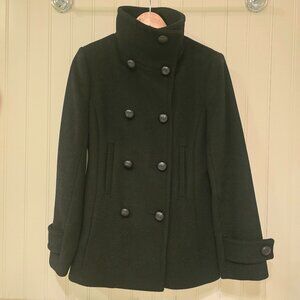 Aritizia Babaton Howell Pea Coat- Black, Medium